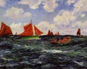 亨利莫雷 - Fishing Boats off the Coast